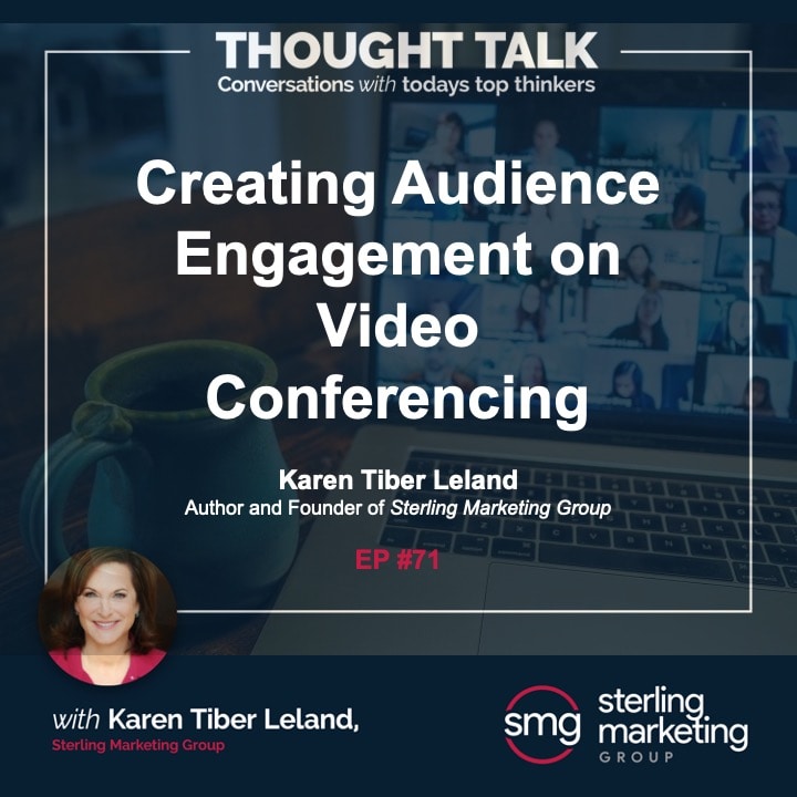 Creating audience engagement on video conferencing graphic