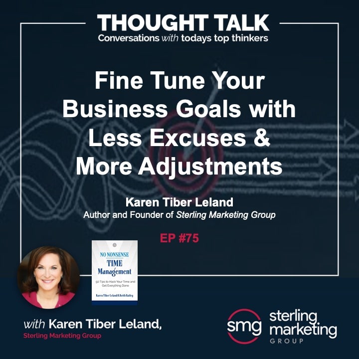 podcast image discussing business goals